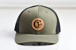 3C Trucks Hats / Olive & Black